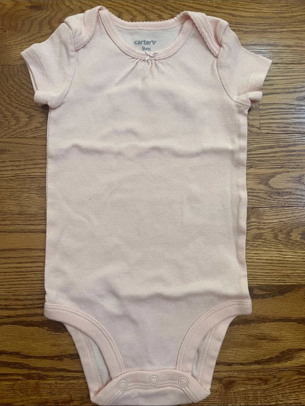 Carter's Pink, Light Pink & White Short Sleeve One-Piece Bodysuit Set - 3 Pack
